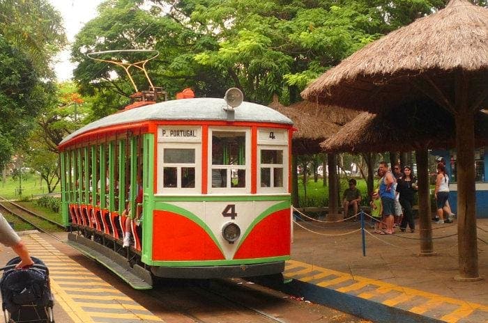 Bondinho do Parque Portugal — Lagoa do Taquaral — Campinas